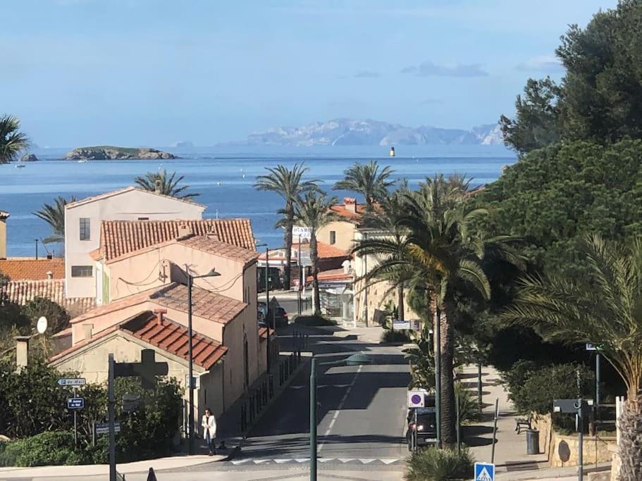Ferienwohnung Le Brusc. Design, Parking, Wifi & Double Vue! Six-Fours-les-Plages Exterior foto